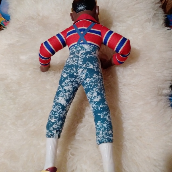 Vintage 17" Steve Urkel Doll + Vtg Pin - Picture 8 of 12